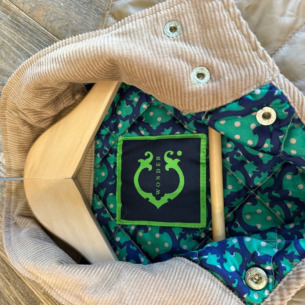 C Wonder Camel Quilted Snap Button With Corduroy … - image 5